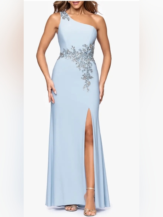 Xscape Dresses & Skirts - Embellished Soutache One-Shoulder Gown
Xscape Evenings.